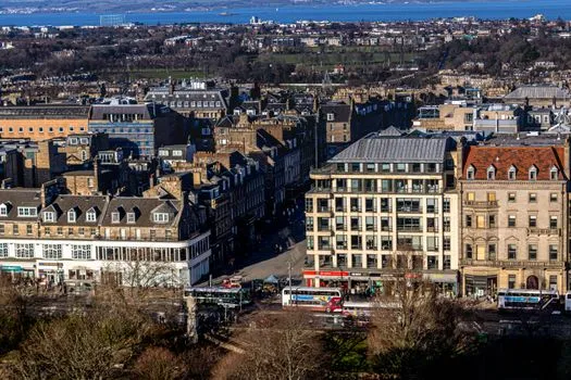 Princes Street and St James Quarter