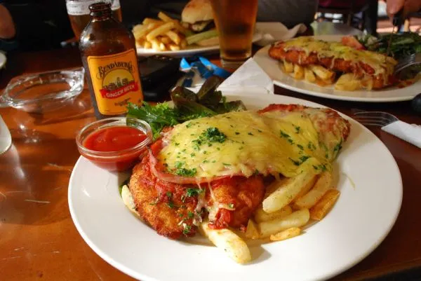 Parma at a pub
