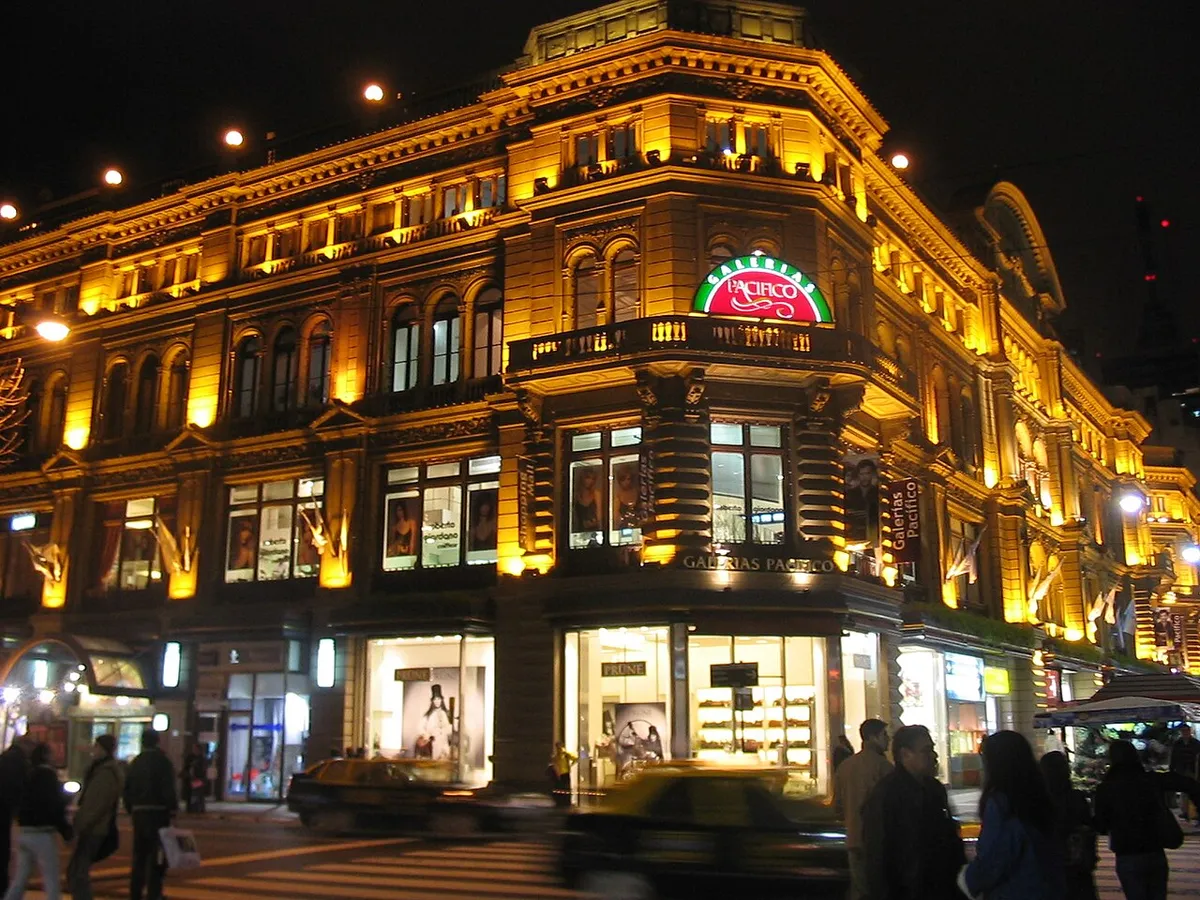 Calle Florida and Galerías Pacífico