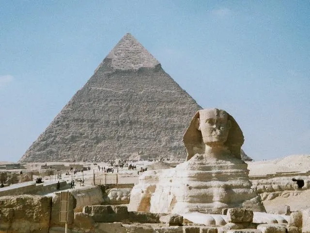 Pyramids of Giza and the Sphinx